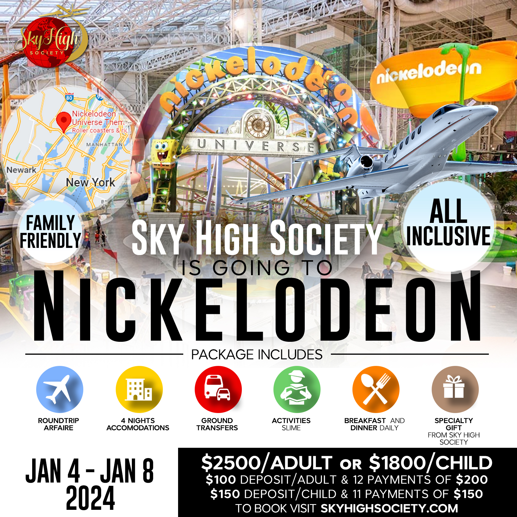 2024 Destination Payments Sky High Society   Sky High Nickelodeon 